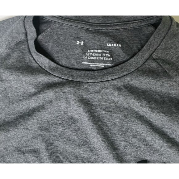 Under Armour Men’s Tech Tee T-shirt Gray L - Picture 2 of 5